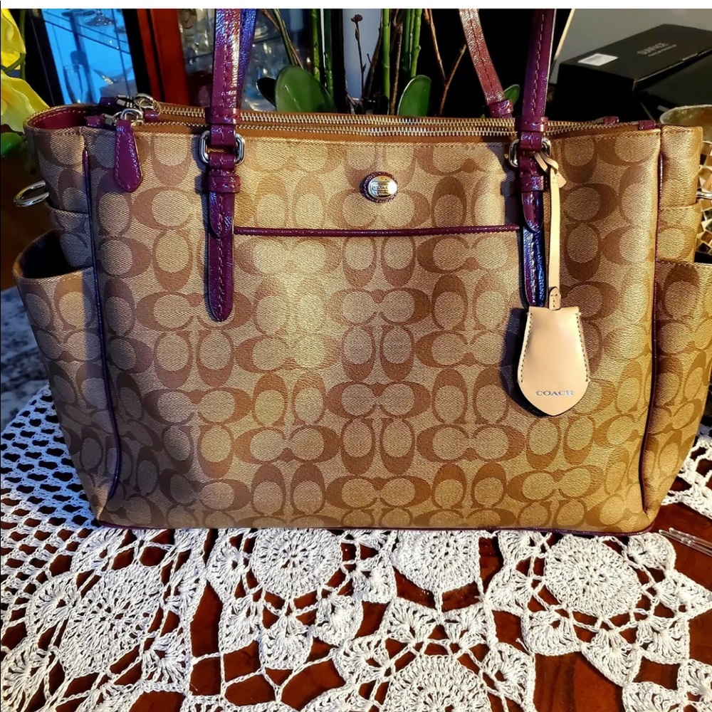 Authentic Coach diaper bag